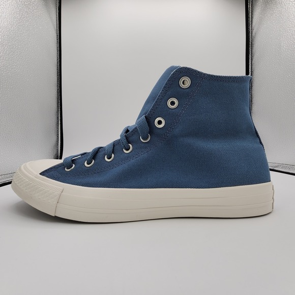 Converse Chuck Taylor All Star High Shoes Mens 12 Lakeside Blue Sneaker NEW - Picture 4 of 13